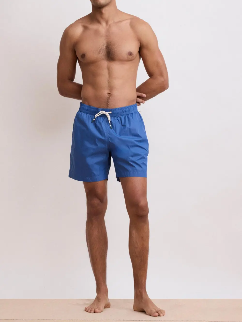Loose Casual Comfortable Breathable Petrol Blue Swim Trunks