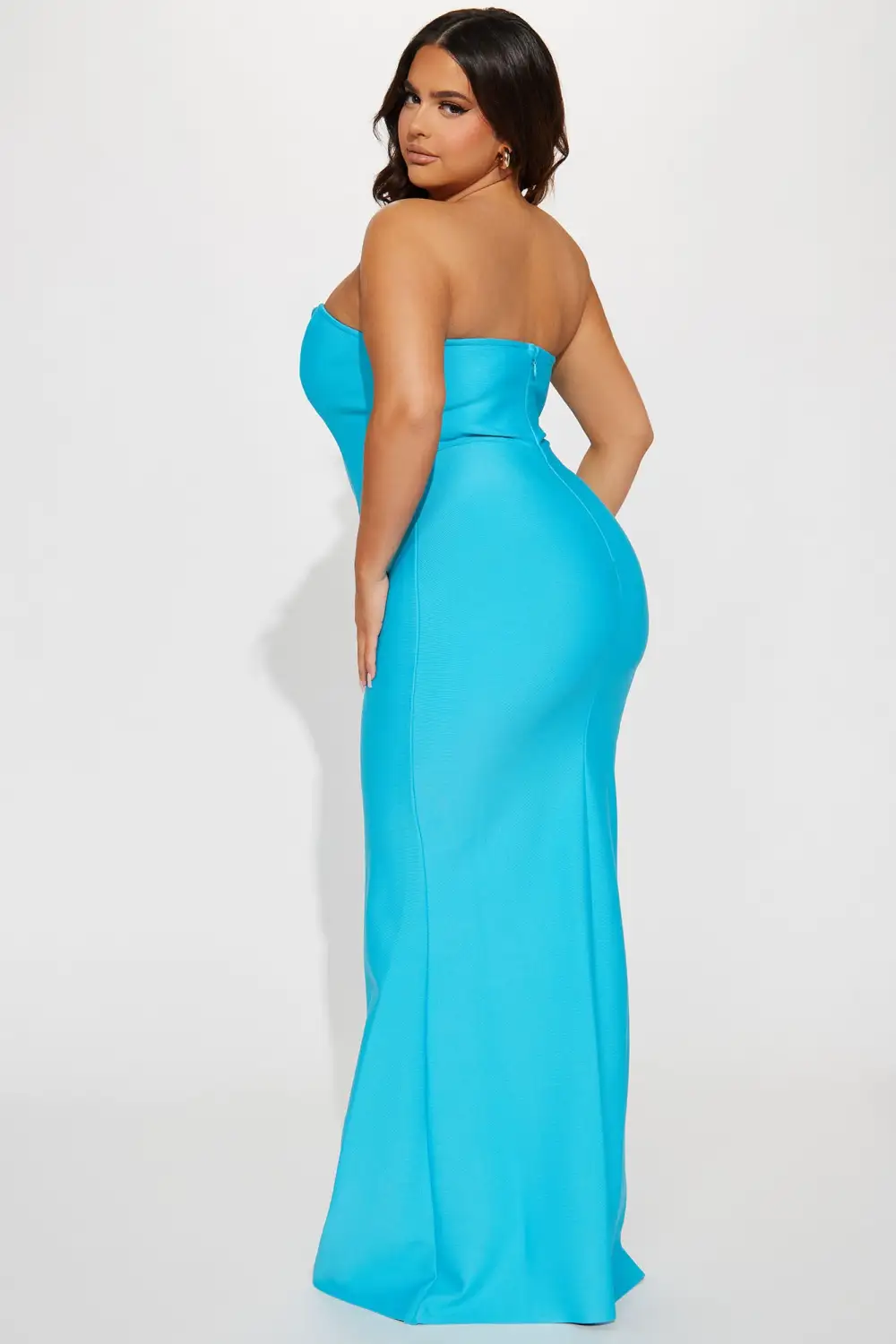 Lilah Bandage Maxi Dress - Aqua