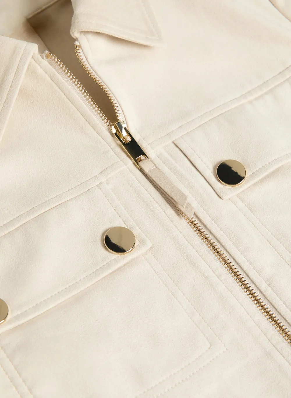 Minimalist Suede Jacket