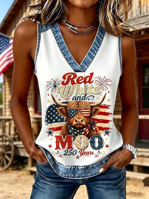 Women's American 250-Year Western Style Vest