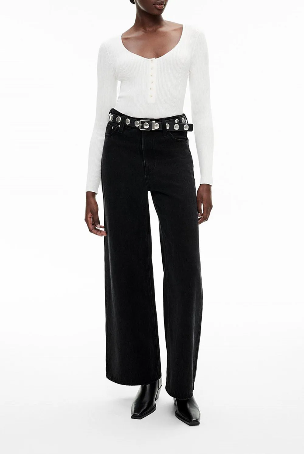 Black Exclusive Slim-Fit Sweater