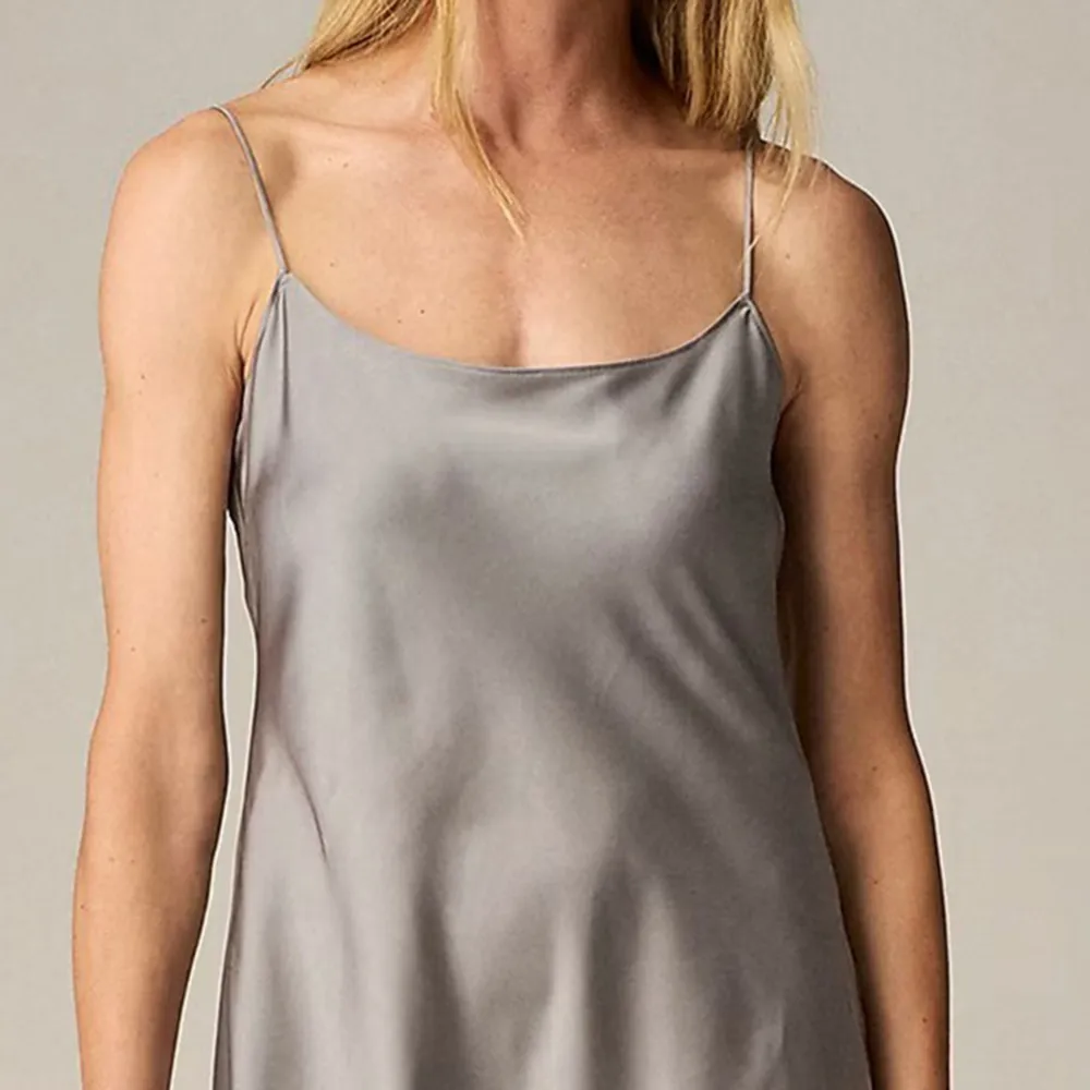 slip dress in luster charmeuse