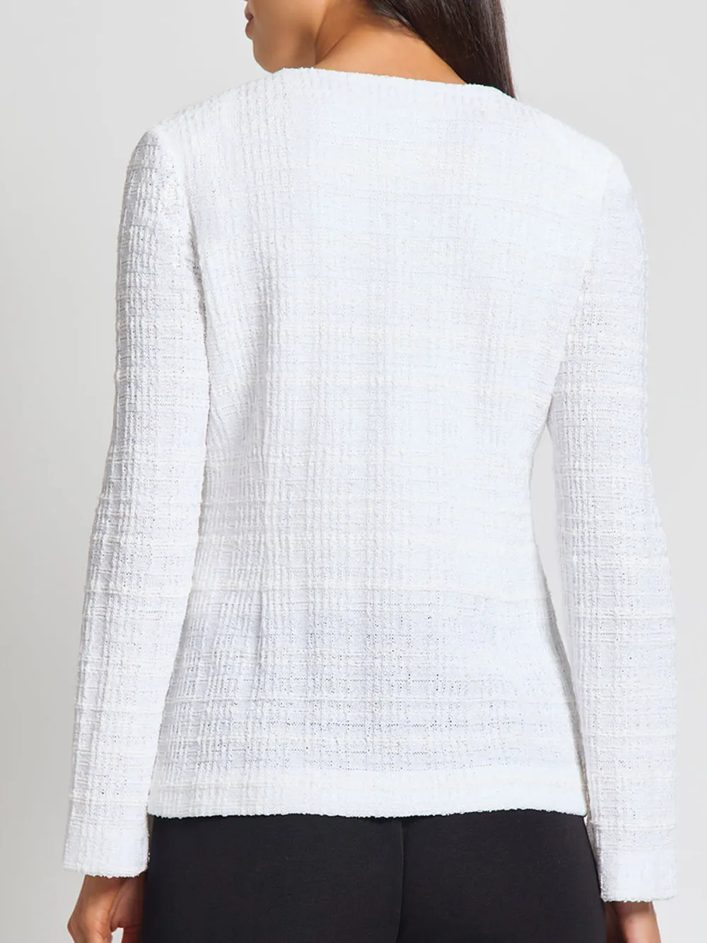 Gemstone Collar Button Down Jacket