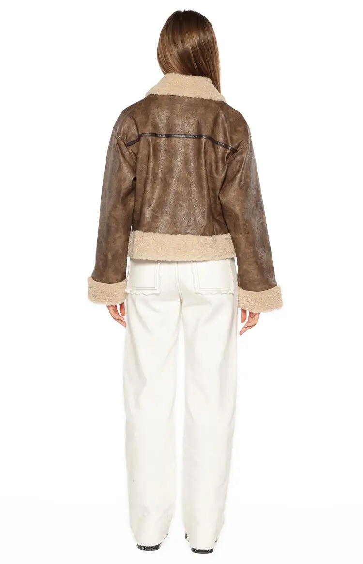 Leather Aviator Jacket