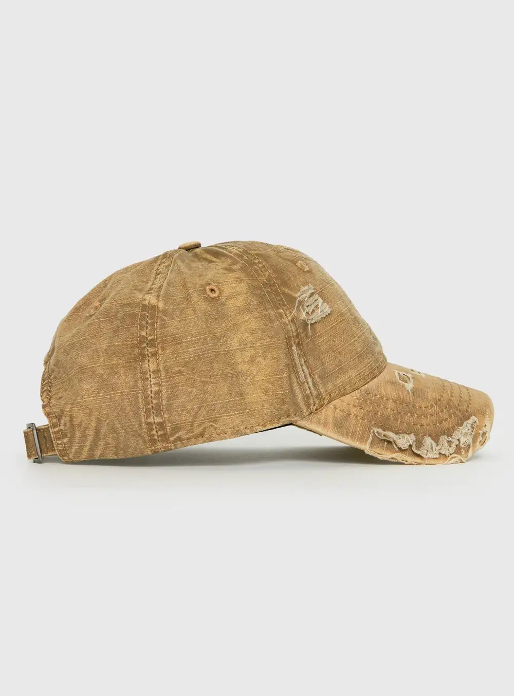 Distressed Cap Washed Brown
