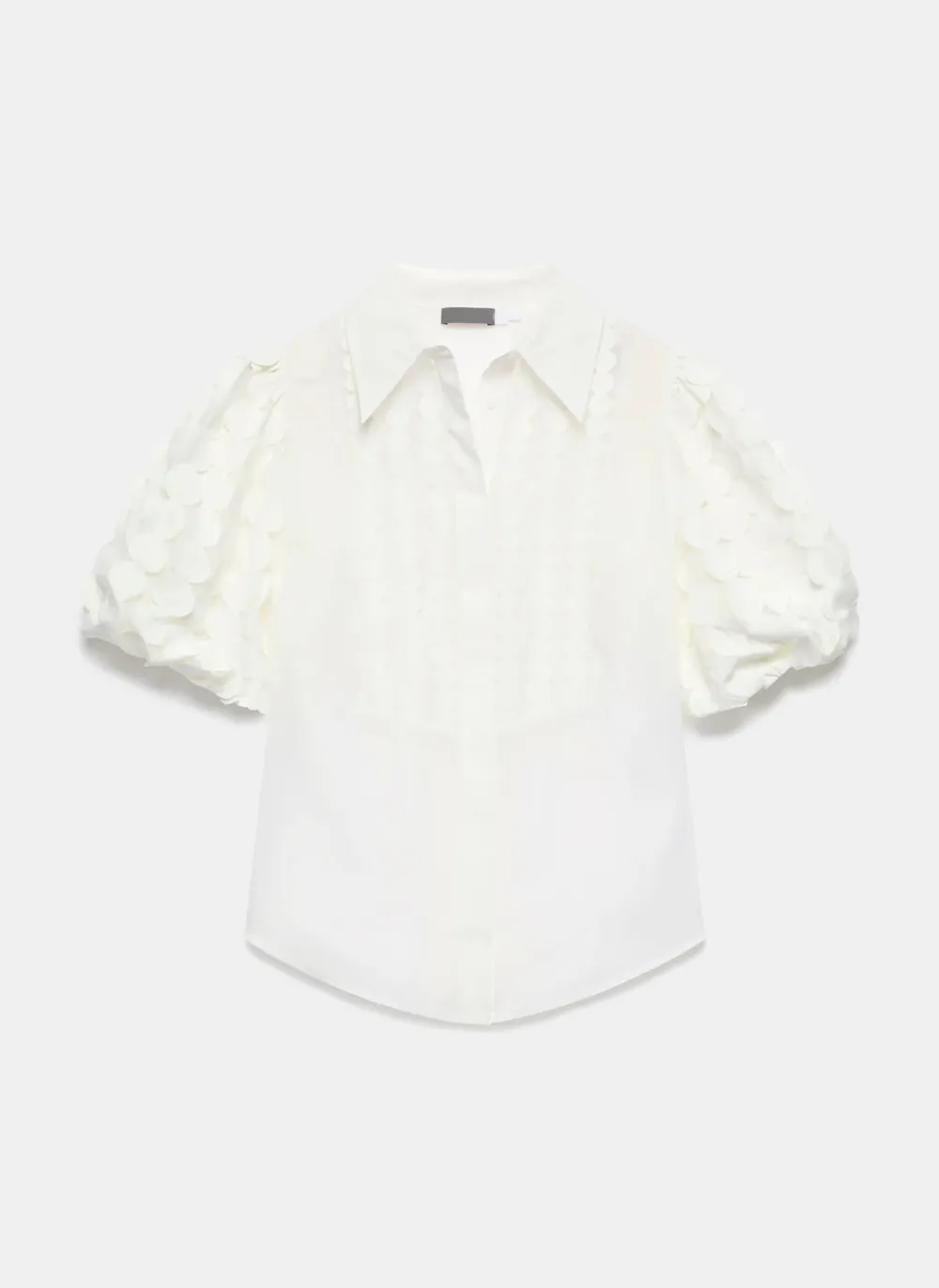 Casual Style Puff Sleeve Shirt