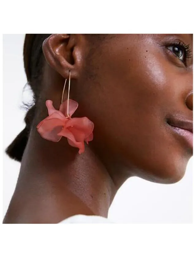 Women's Long Flower Earrings