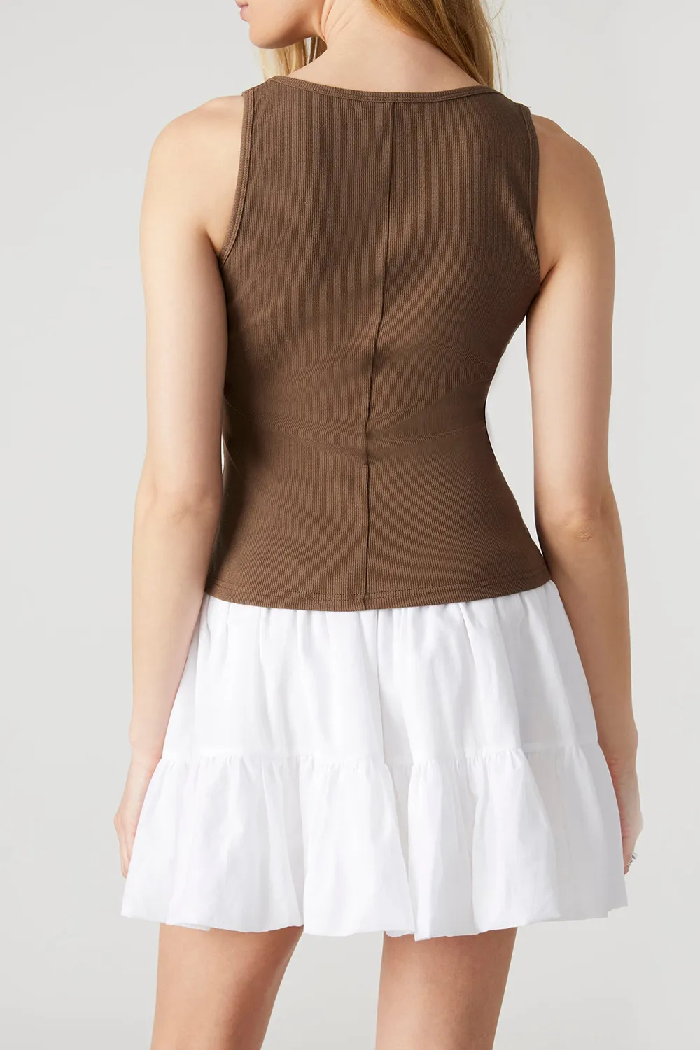 Sleeveless Top White
