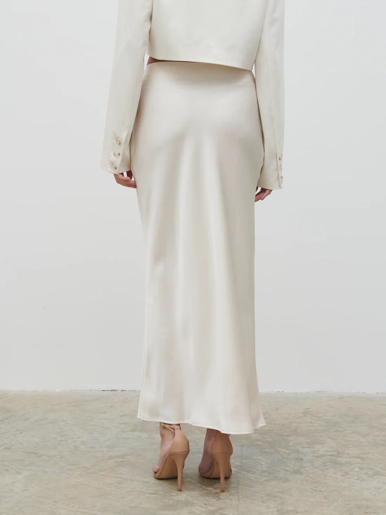 Satin Maxi Skirt