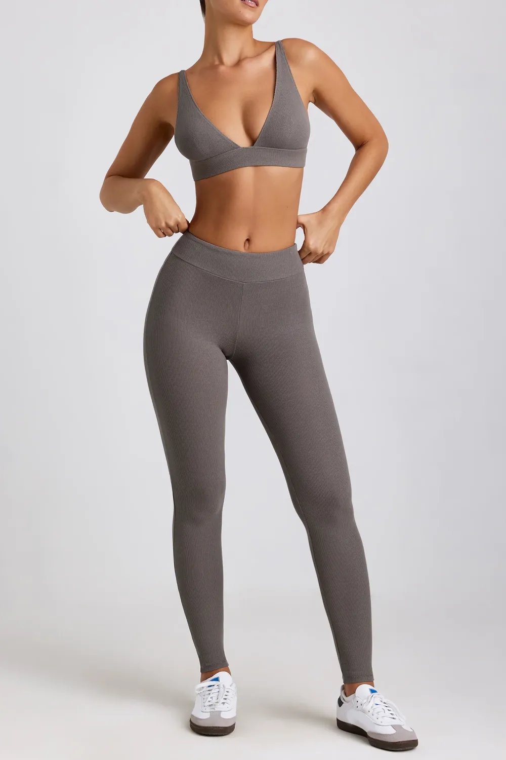 Easy Everyday High Waist Stretch Slim Fit Trousers