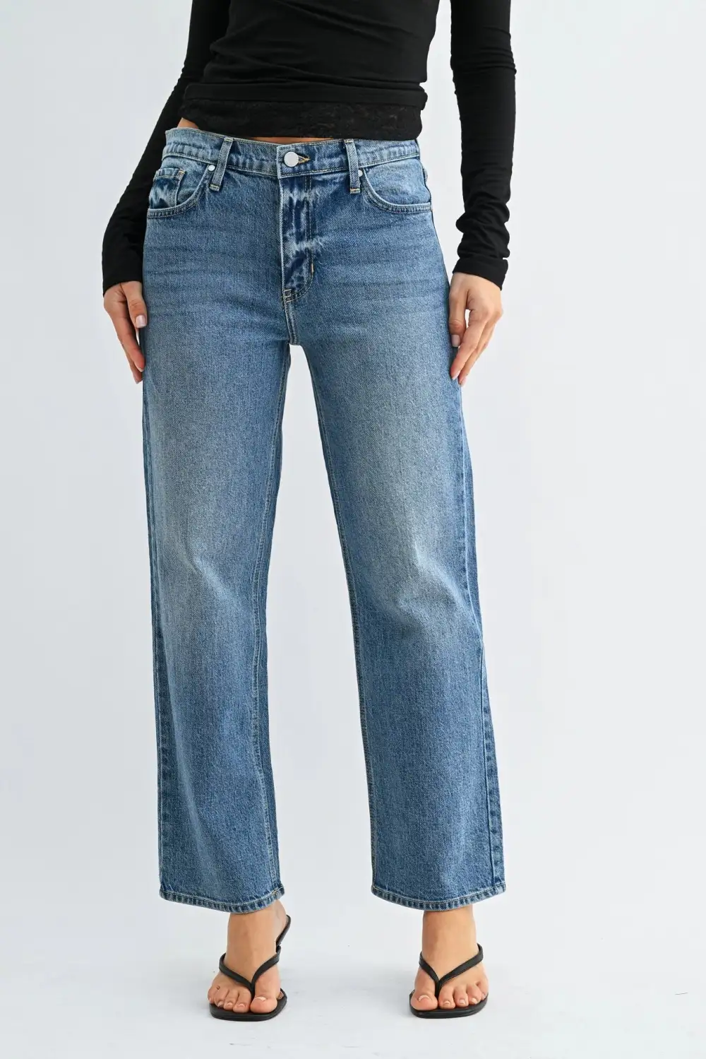 Classic Straight Denim Jeans