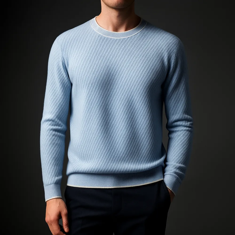 Merino Crewneck Knit Sweater