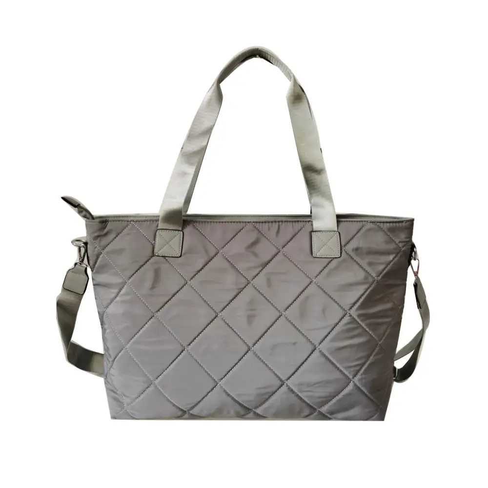 Padded Nylon Shoulder Bag