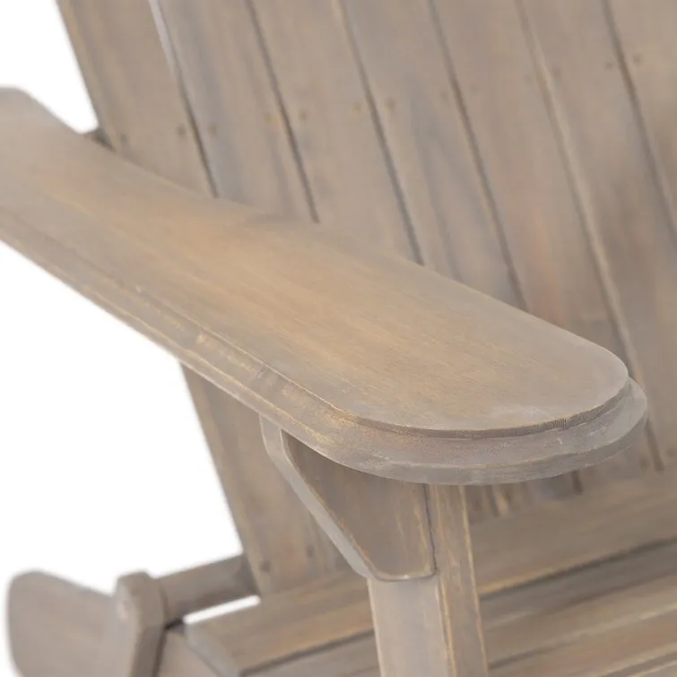 Woking Acacia Outdoor Adirondack Chair Set