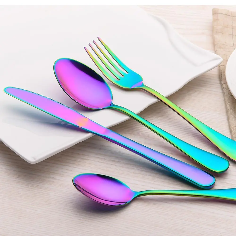 (Store Closing Sale) Irised Flatware