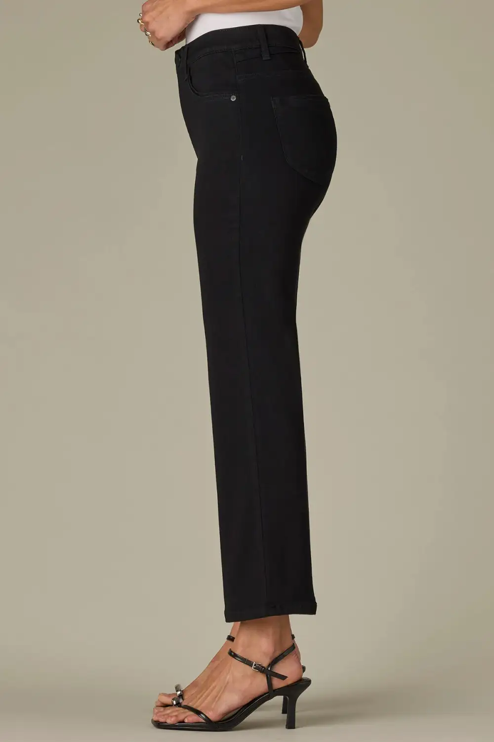 Relaxed Petite High Rise Cropped Bootcut Jeans