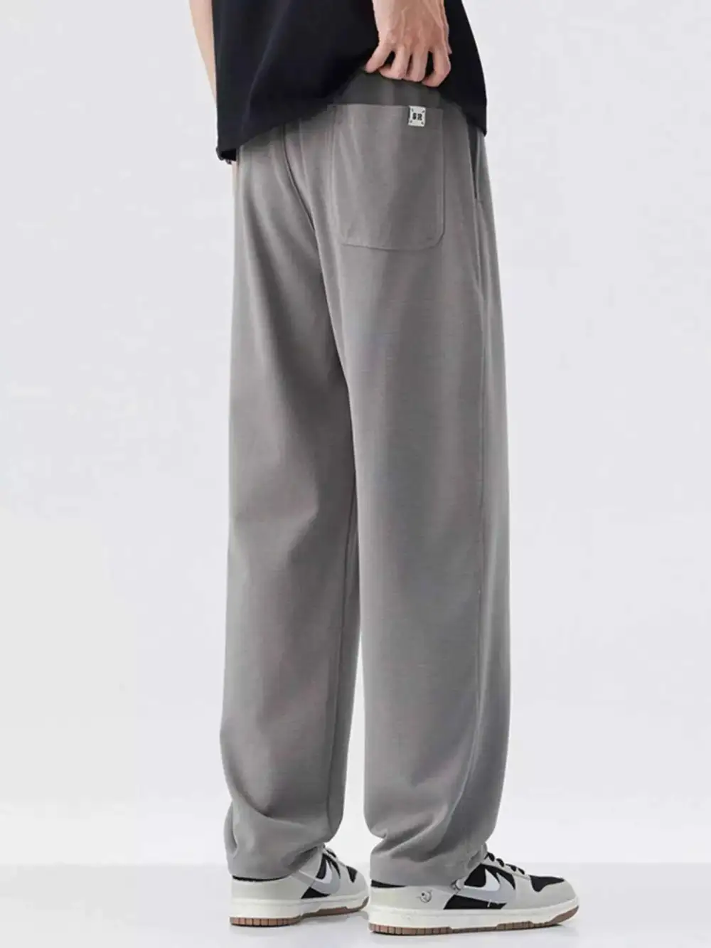 Drawstring Relaxed Fit Casual Pants