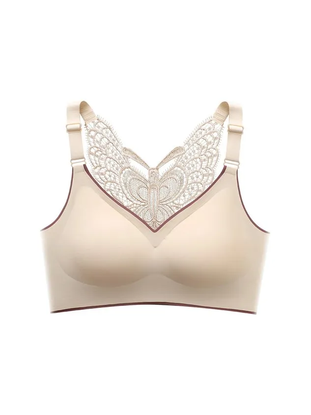 Woman Breathable Comfortable Butterfly Seamless Bra