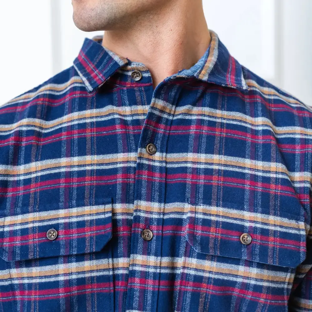 Modern Organic Flannel Shirt