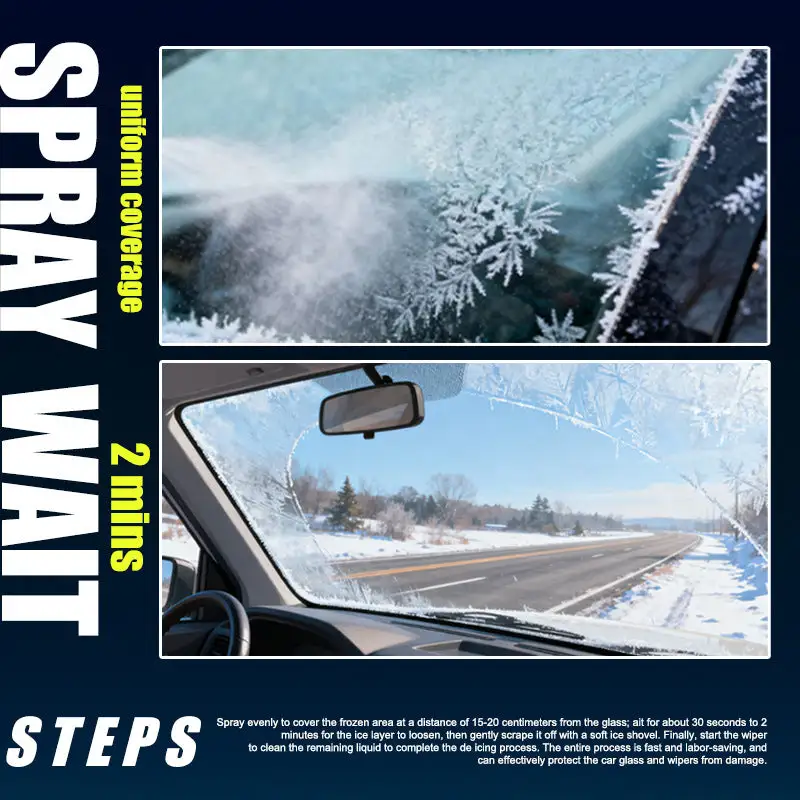 Car Glass De-Icing Spray