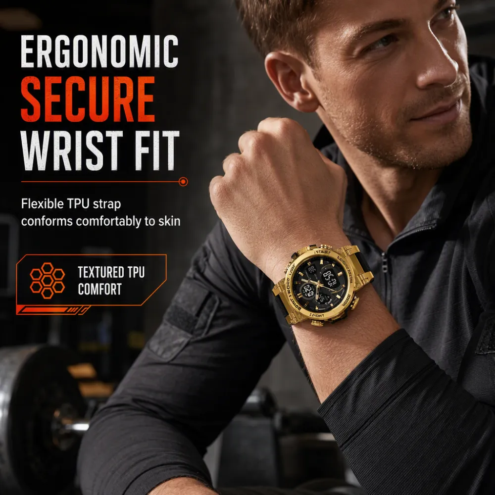 Multi-Function Dual-Movement Business Watch