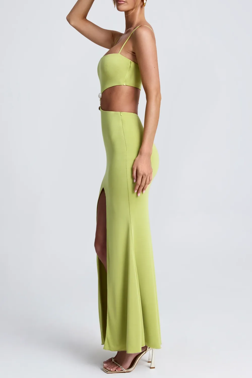 Creative Slim-Fit Fishtail Square Neck Dress