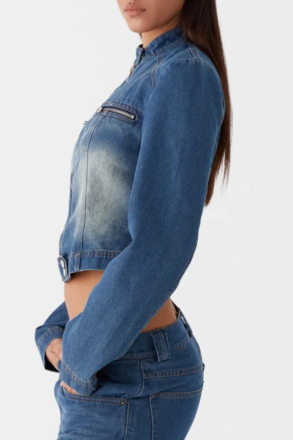 Denim Jacket - Vintage Blue Wash