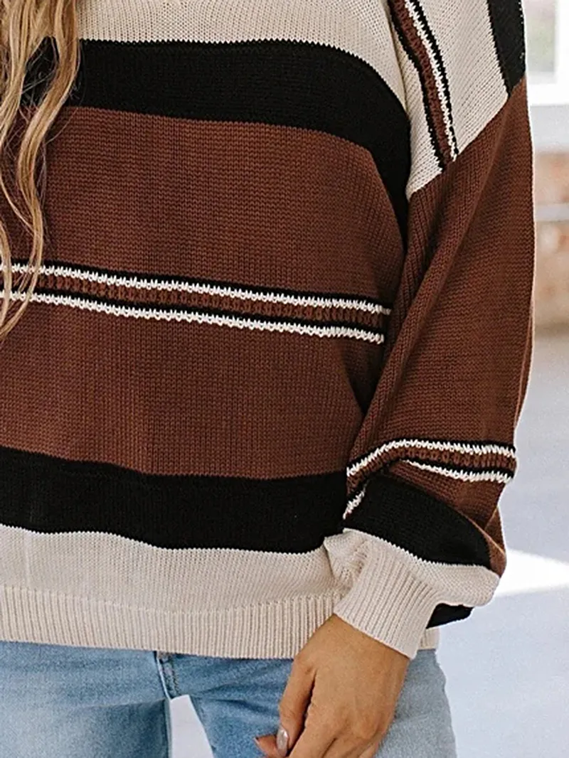 Women's Casual Knitted Sweater Top Coat