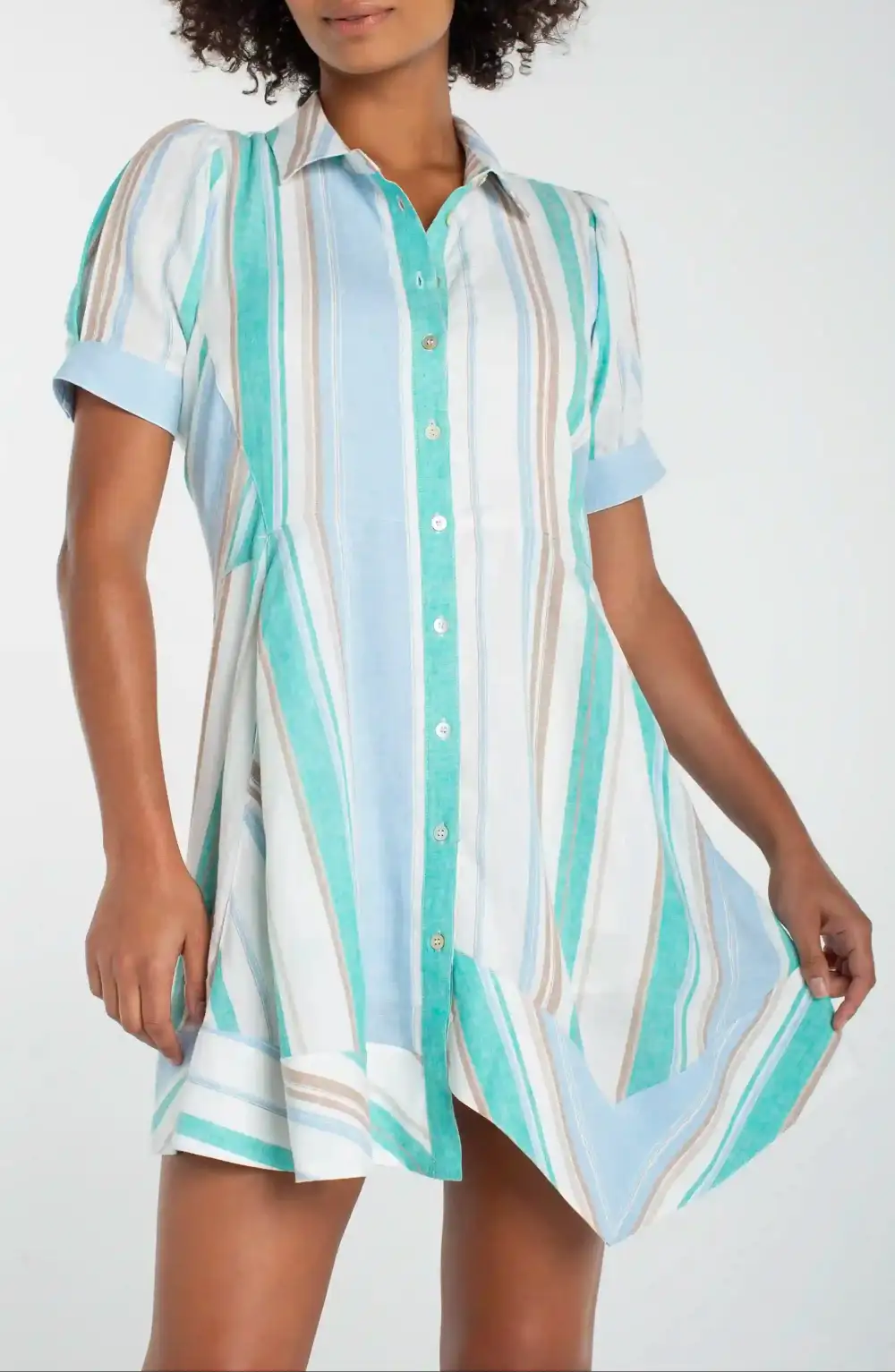 Sleeveless Tie Waist Dress