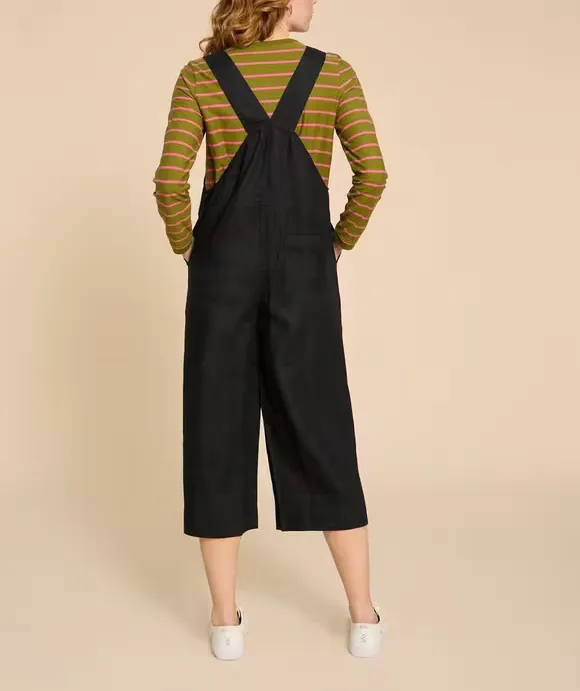 Crop Linen Dungaree
