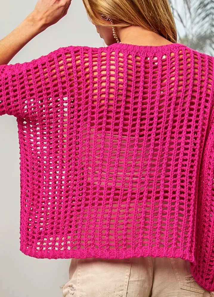 Net Crochet Top