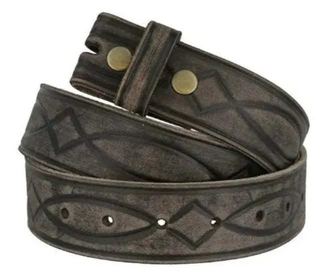 Celtic Knot Leather Belt Strap