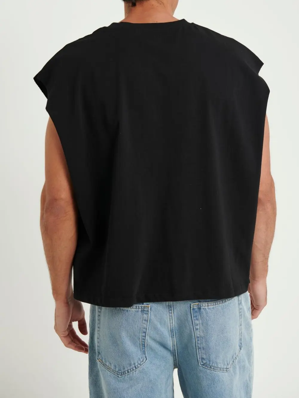 Leisure And Soft Versatile Black  Tank Tops