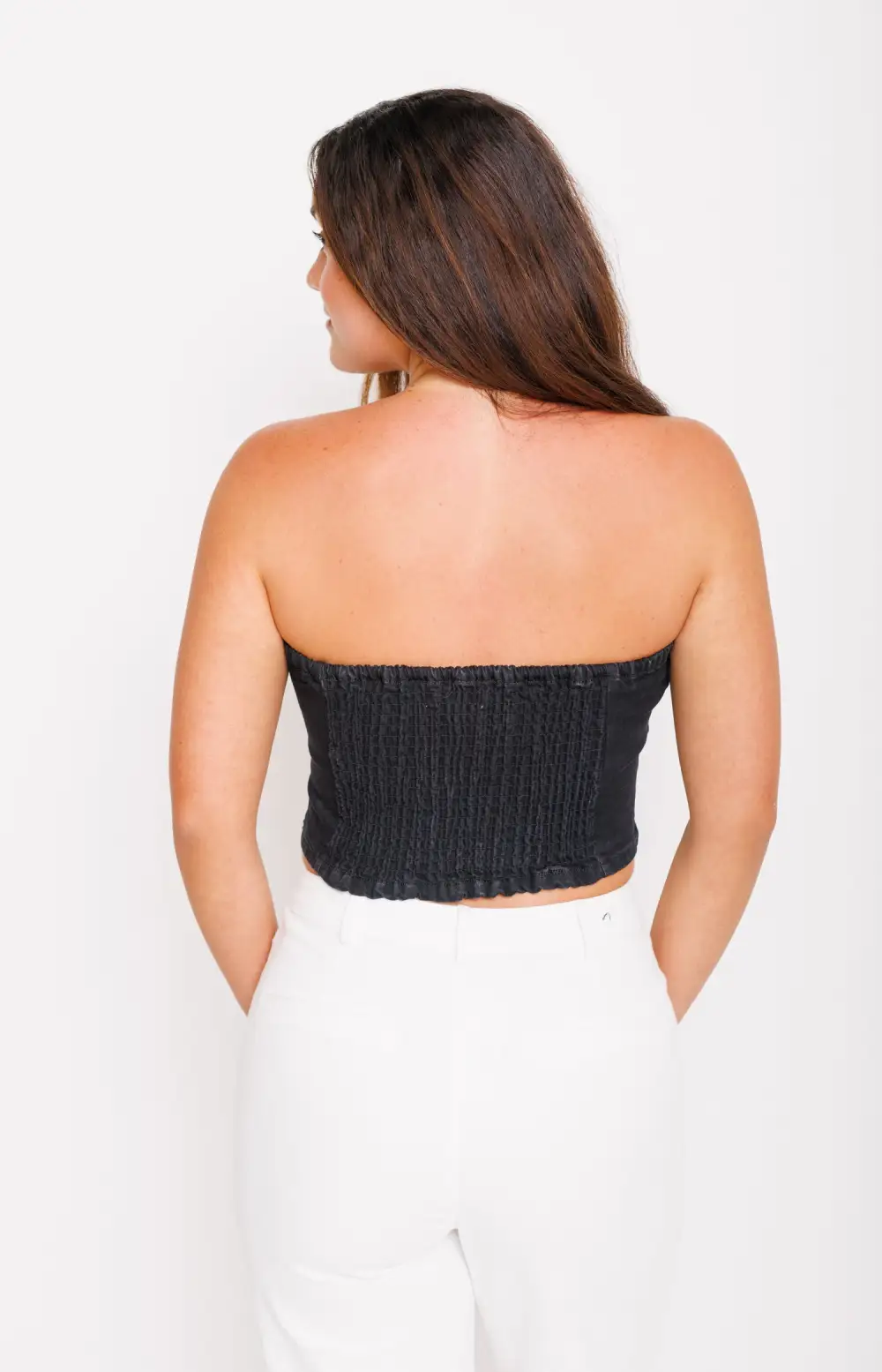 Good Time Tube Top, BLACK