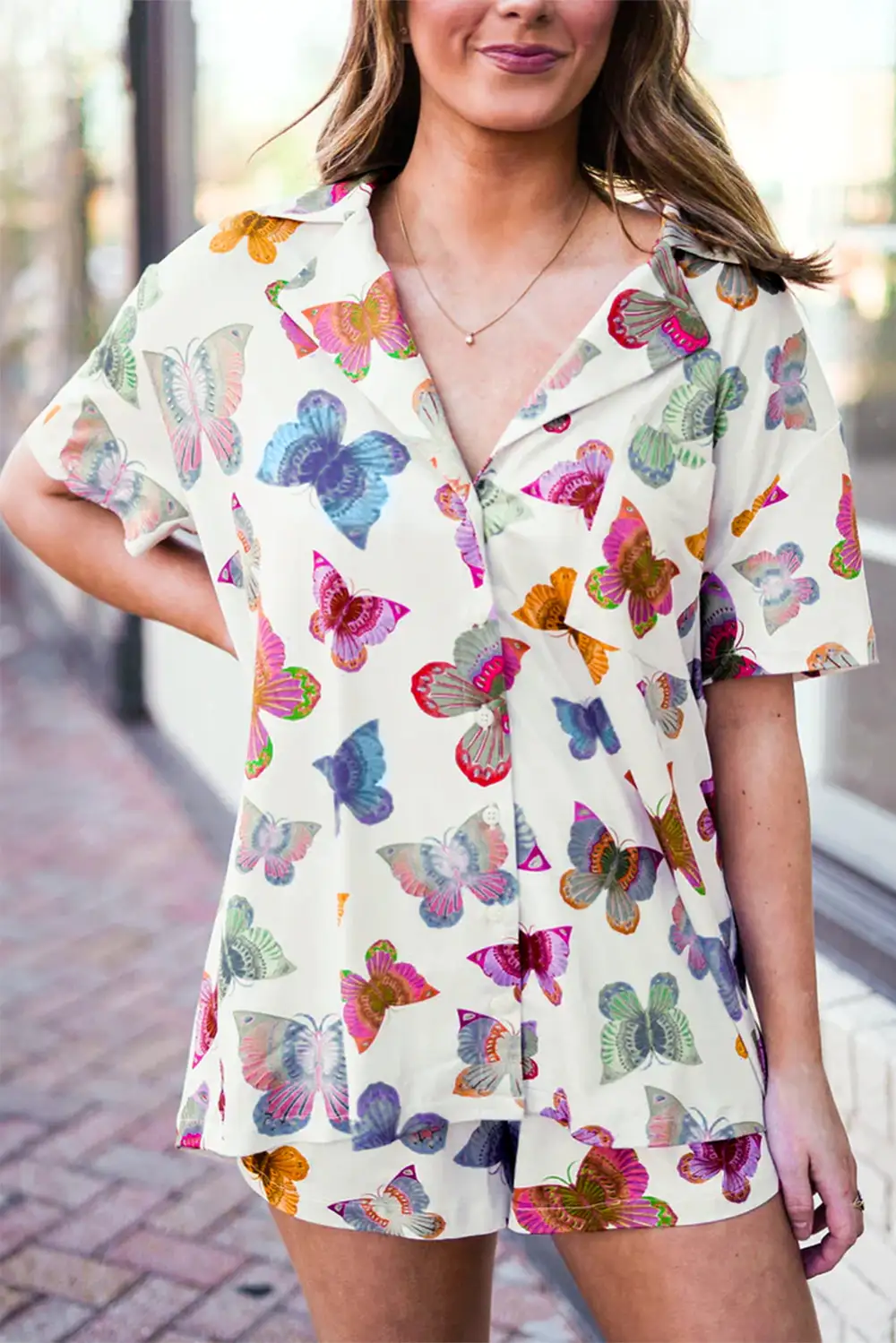 Printed Short Pajama Set