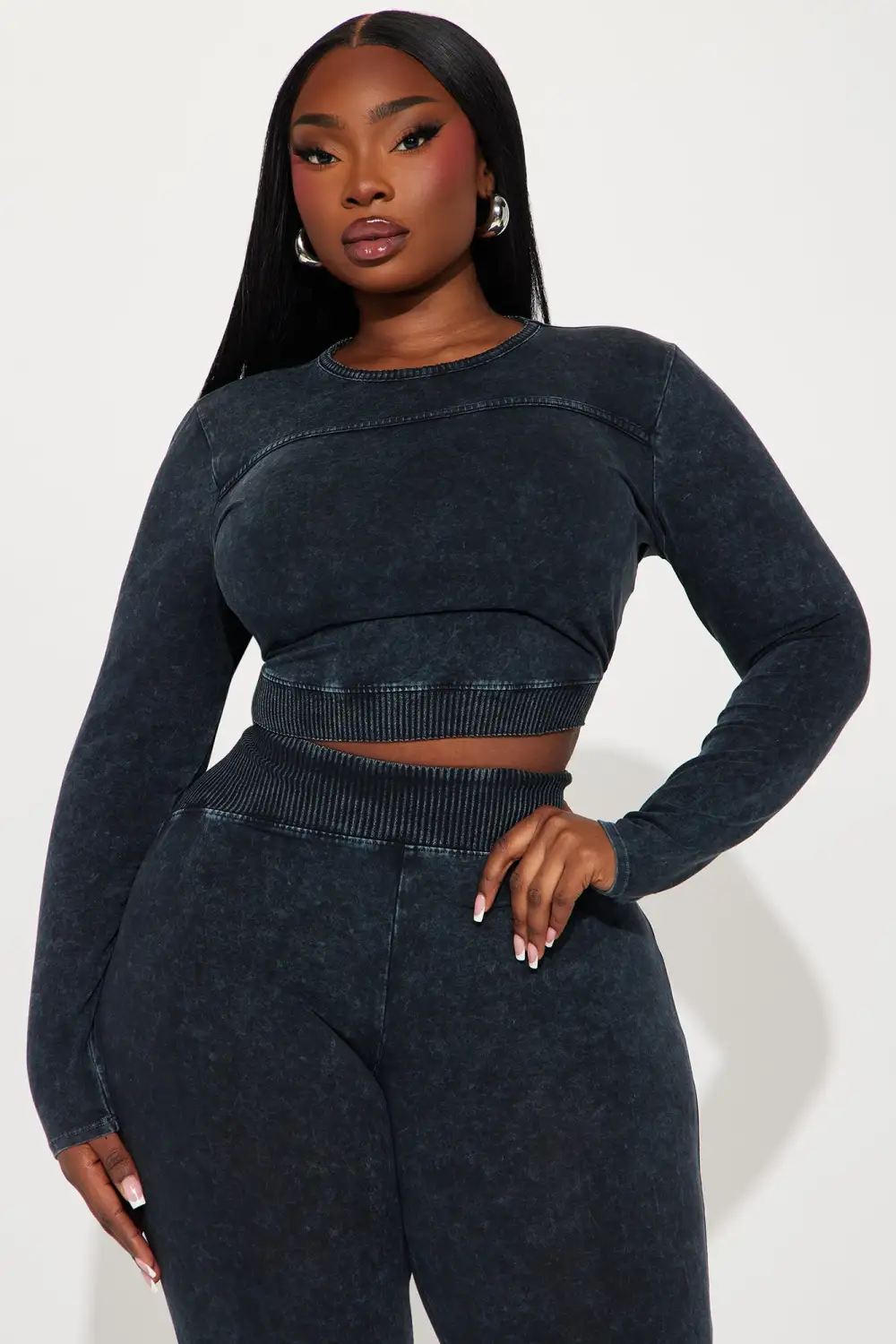 Always Invited Legging Set  - Navy