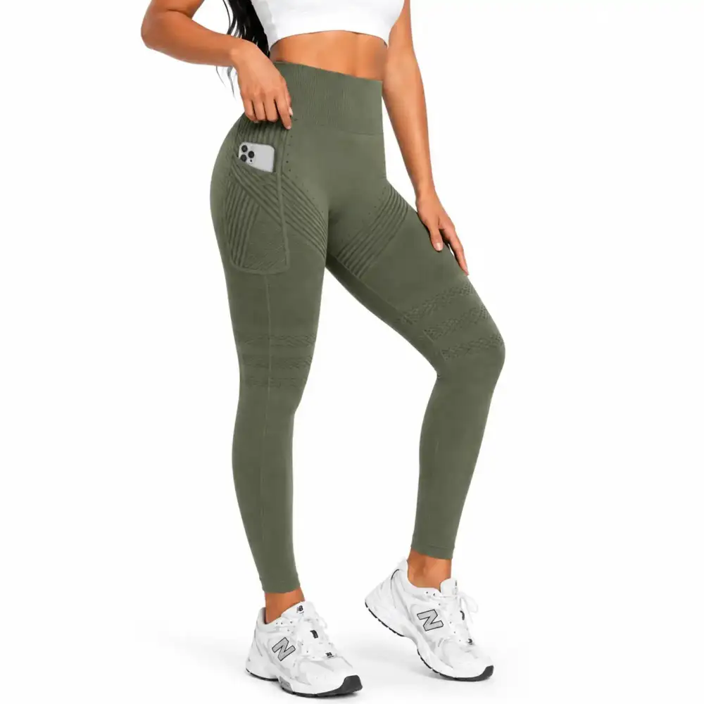Women's 3D curved buttocks three-dimensional yoga pants