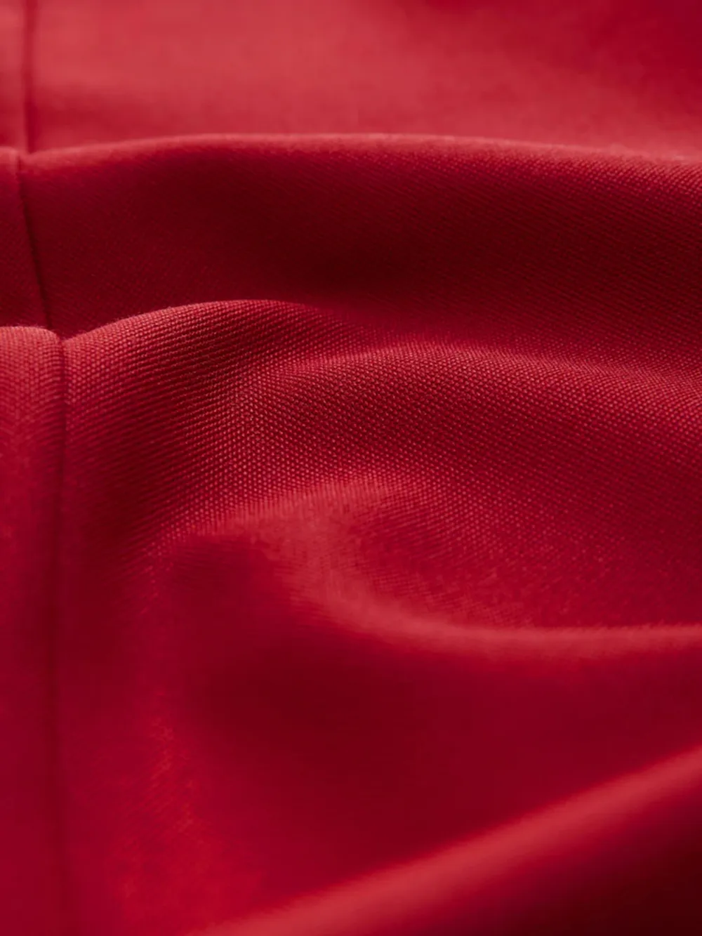 Red High-Waisted Wide-Leg Custom Pants