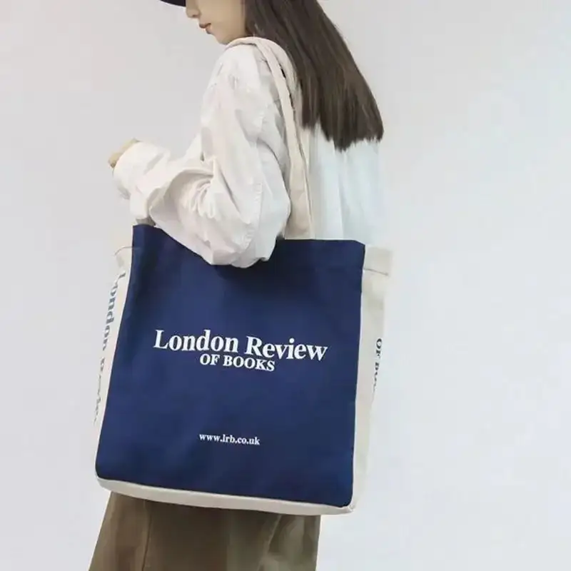 Bookish Green Aesthetic Canvas Tote Bag