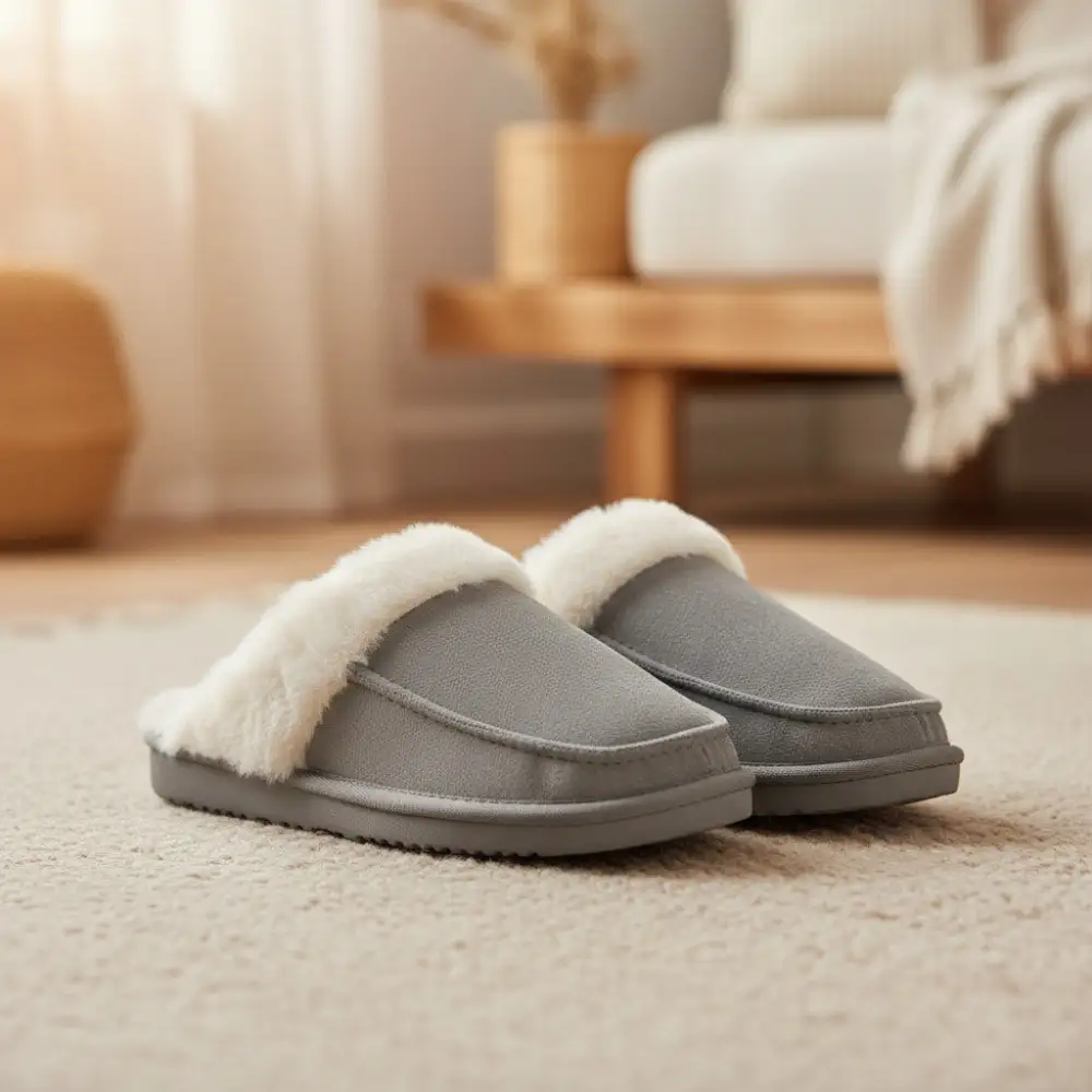 Everyday Microsuede Fur Slippers