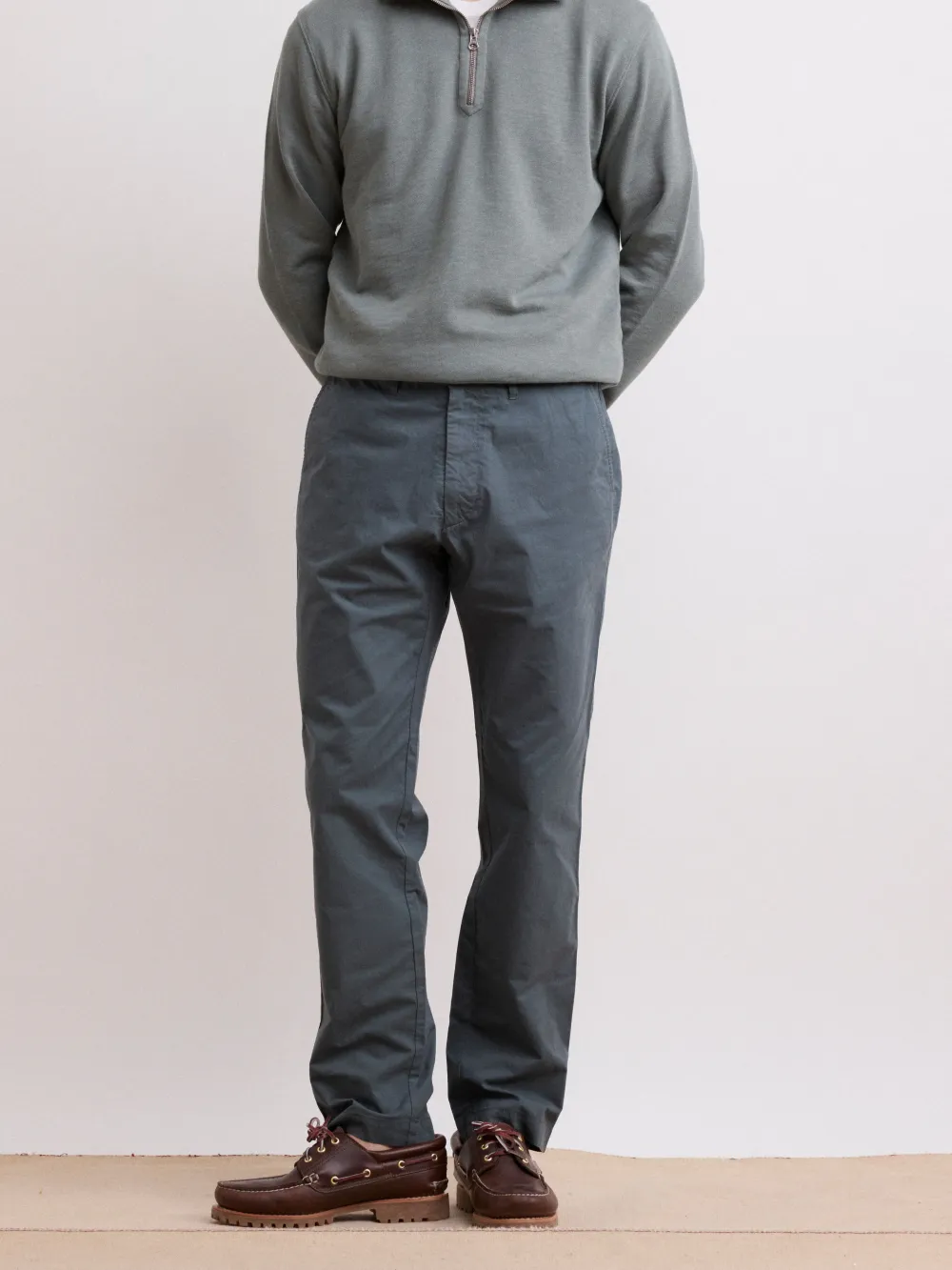 Casual Style Men's Eucalyptus Green Light Chino Pants