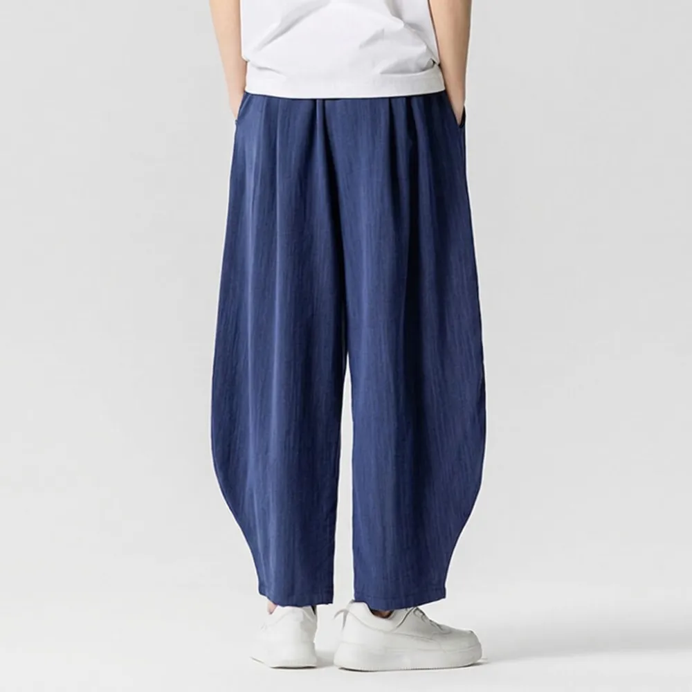 Natural Texture Casual Pants