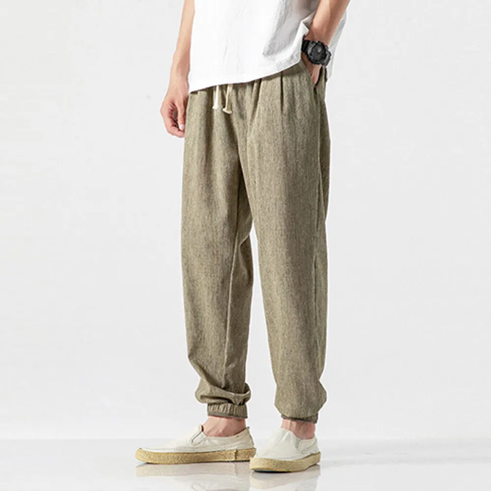 Lightweight Wide Harem Pants