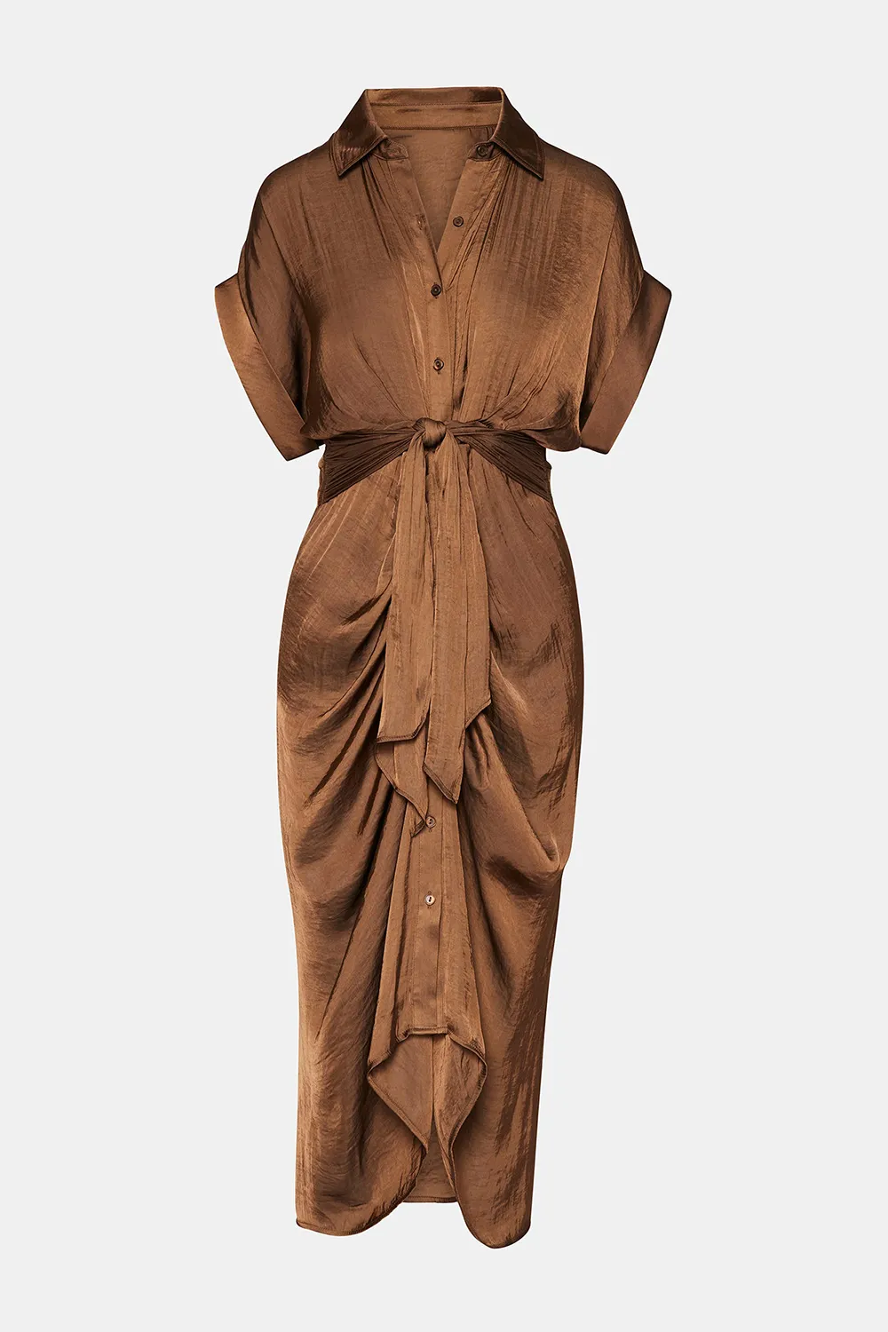 HIGH-LOW HEM DRESS BLACK
