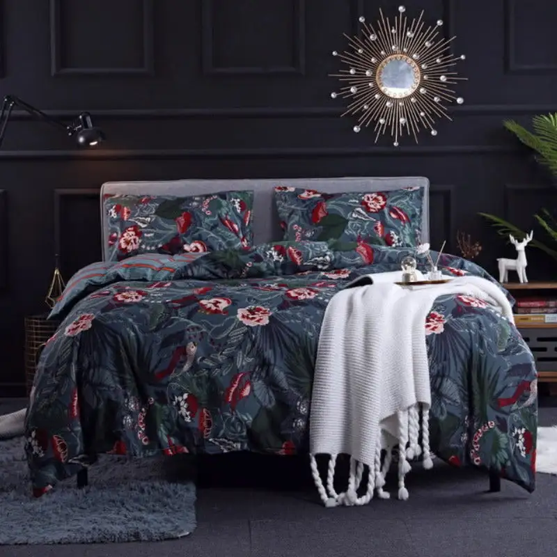 Duvet Cover Leopard Printing Bedding Set