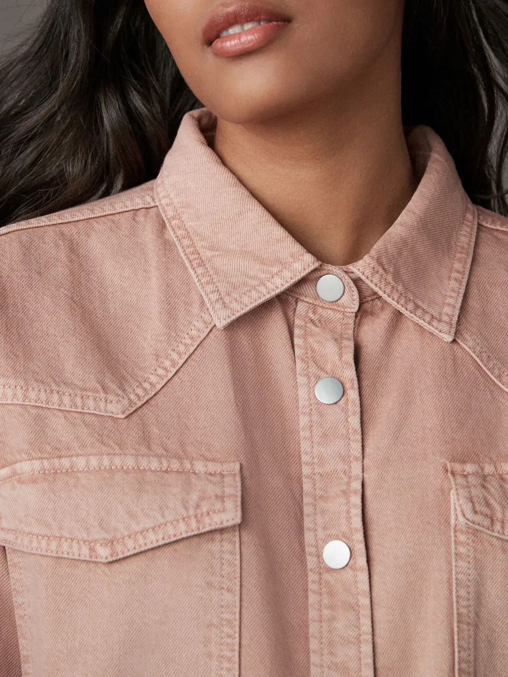 Oversize Denim 100% Cotton Shirt