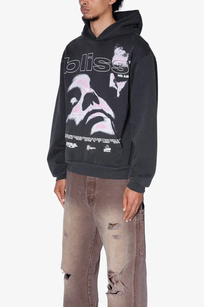 DARK GRAY GRAPHIC HOODIE