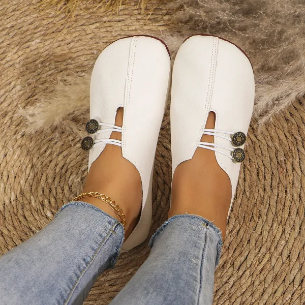 New Casual Slip-On Flats for Women Round Toe Low Cut
