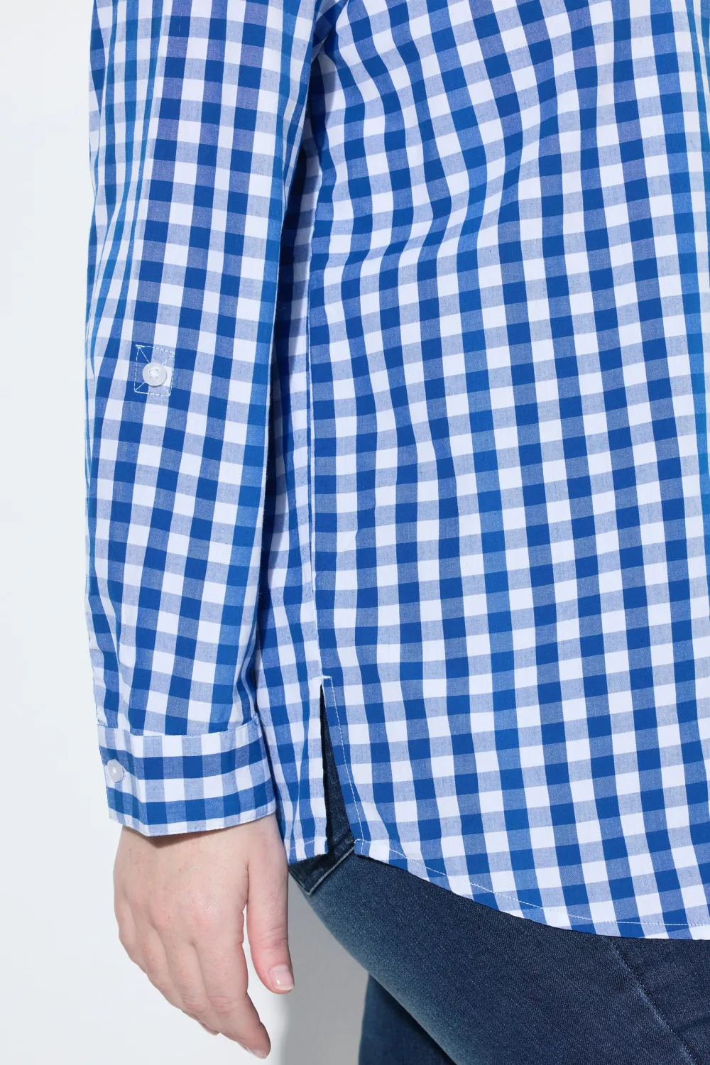Contrasting Checkered Shirt