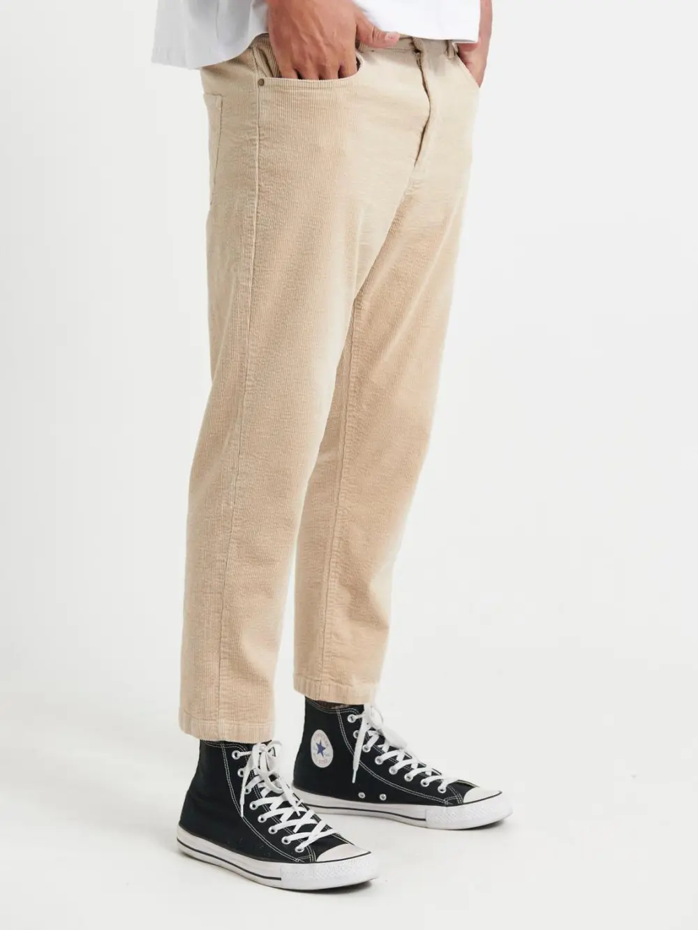 Simple And soft Daily Slim Oat Pant